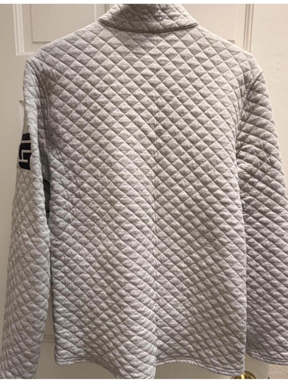 TravisMathew Gray Quilted Pullover Jacket Small - Picture 3 of 4